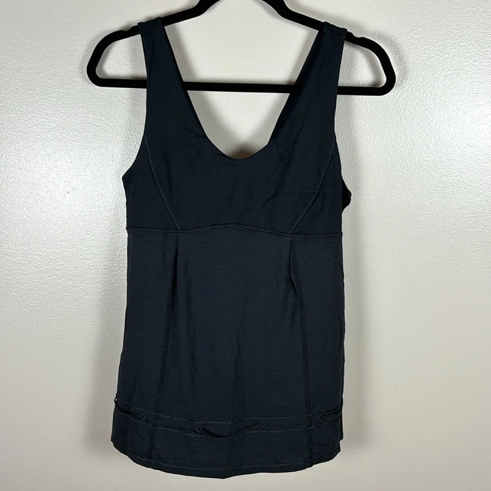 Lululemon Hustle & Bustle Black Size 8 Tank Top - Picture 8 of 9